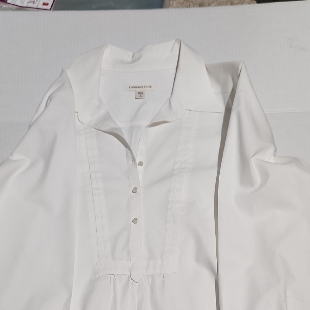Coldwater Creek White Blouse